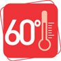 picto 60 &deg; pour pompe &agrave; chaleur
